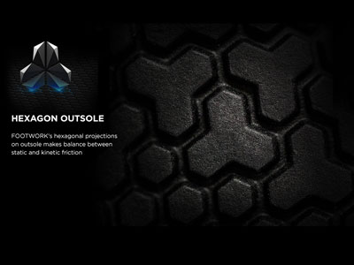 hexagon outsole